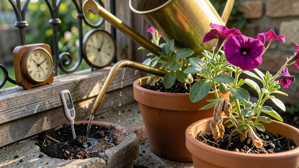 How Often to Water Flowers in Pots: Soil Check Guide for Thriving Plants