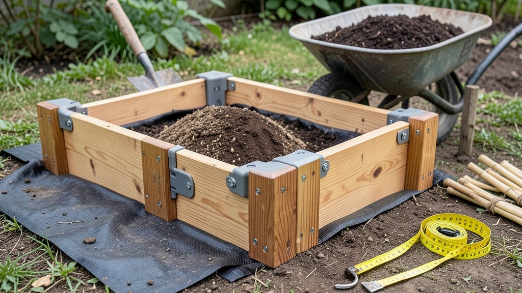Raised Bed Corner Connectors: Heavy-Duty Stability for Long-Term Gardens