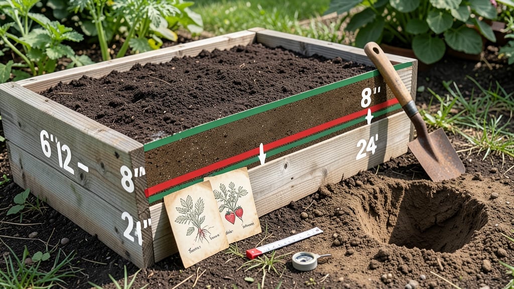 How Deep Does a Raised Garden Bed Need to Be: Root Space Rules by Plant Type
