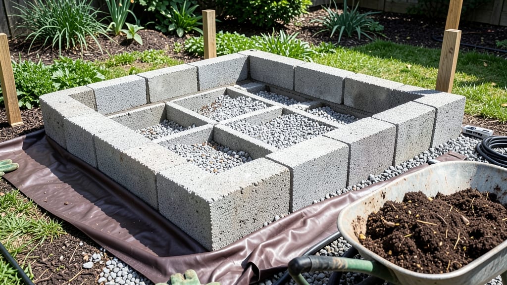 Cinder Block Raised Garden Bed Plans: Heavy-Duty, No-Dig Foundation for Long-Lasting Yields