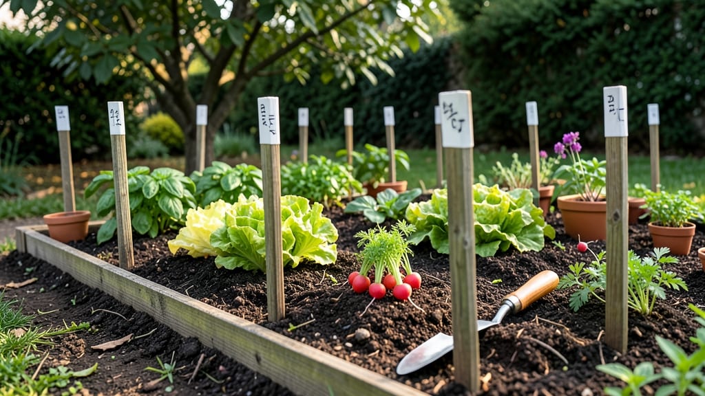 Garden Bed Stakes: Modular Height System for Perfect Plant Support