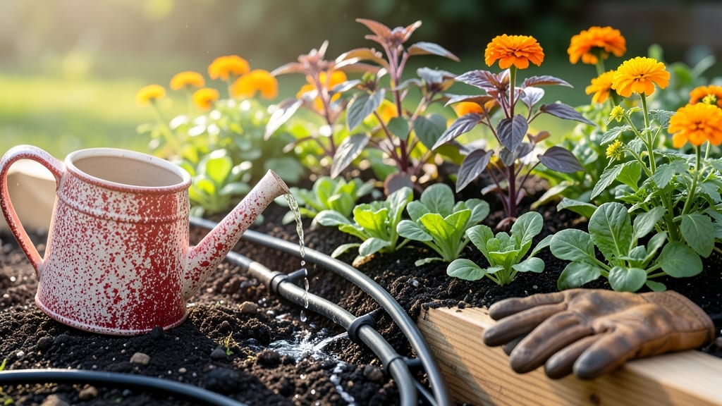Garden Bed Watering: Precision Timing for Root Health & Zero Waste