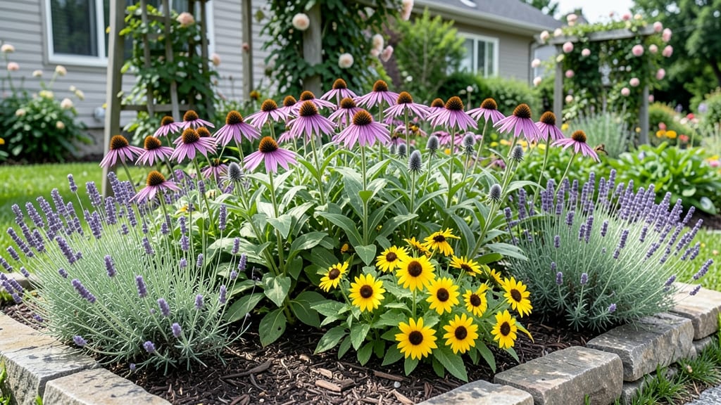 Raised Flower Beds Against Fence: Modular Privacy Screen With Year-Round Blooms
