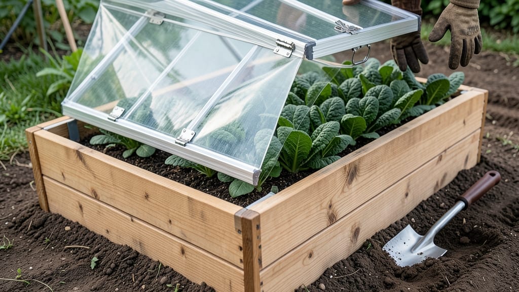 Hinged Raised Bed Covers: Pest-Proof, Frost-Resistant Plant Protection