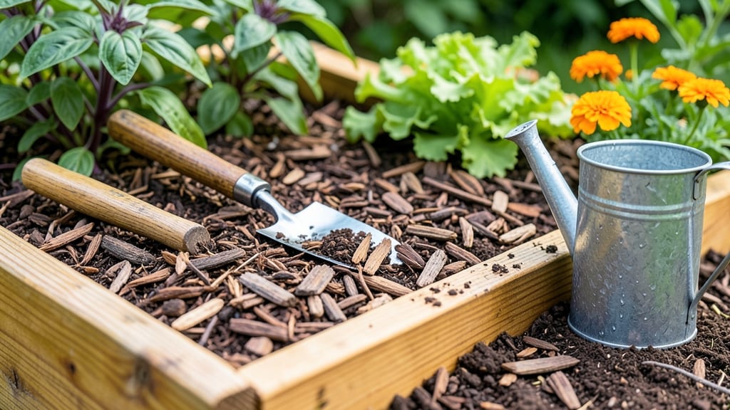 Raised Bed Mulch Layers: Year-Round Soil Protection in 3 Layers