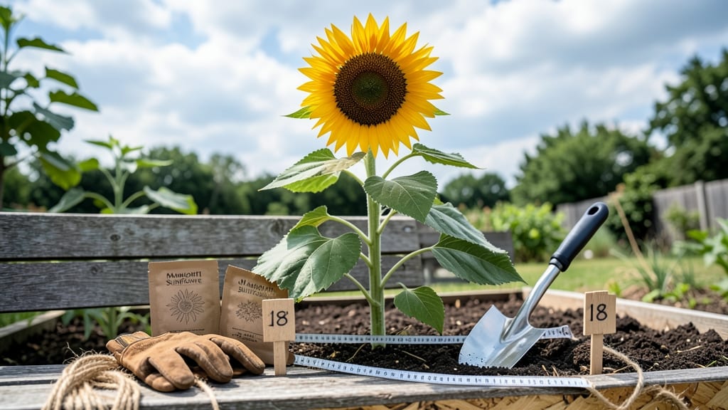 Mammoth Sunflower Plant Spacing: Proven Row Distances for Towering Stalks