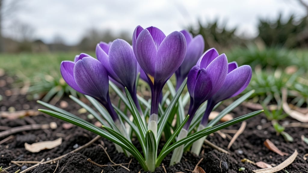Crocus Flower Bloom Time: USDA Zone Chart for First Color in Spring
