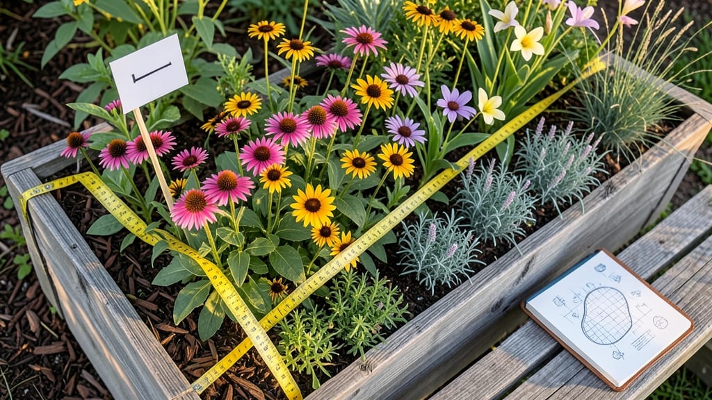 How to Determine Flower Bed Size: Calculating Dimensions for Plant Spacing and Growth Needs