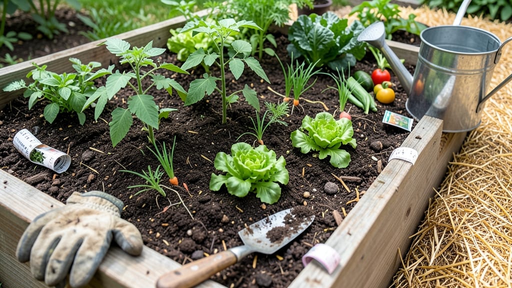 Raised Bed Vegetable Spacing: Science-Backed Yields in Compact Gardens