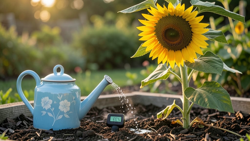 How Often Should Sunflowers Be Watered: Deep-Soil Method for Drought-Resistant Growth