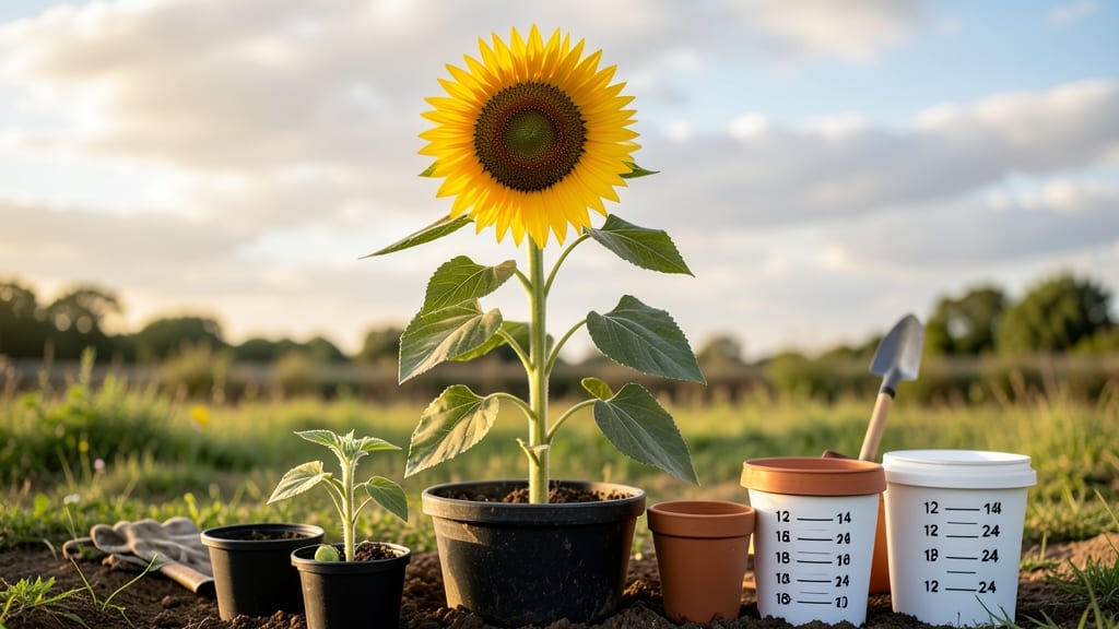 How Big of a Pot Do Sunflowers Need: Root Space Secrets to Prevent Toppling