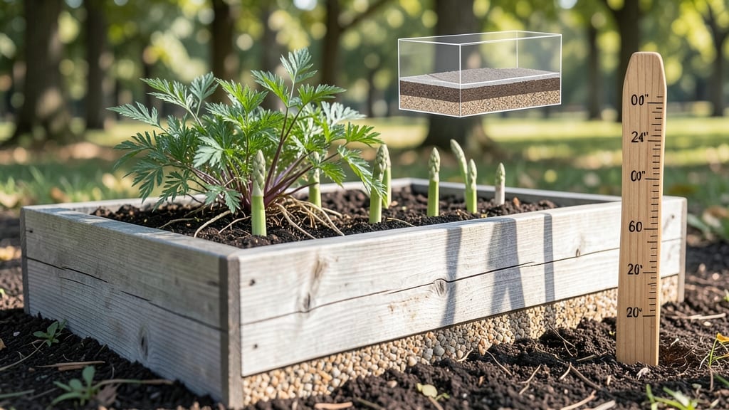 Optimal Raised Garden Bed Depth: Root Space Science for Plant Success