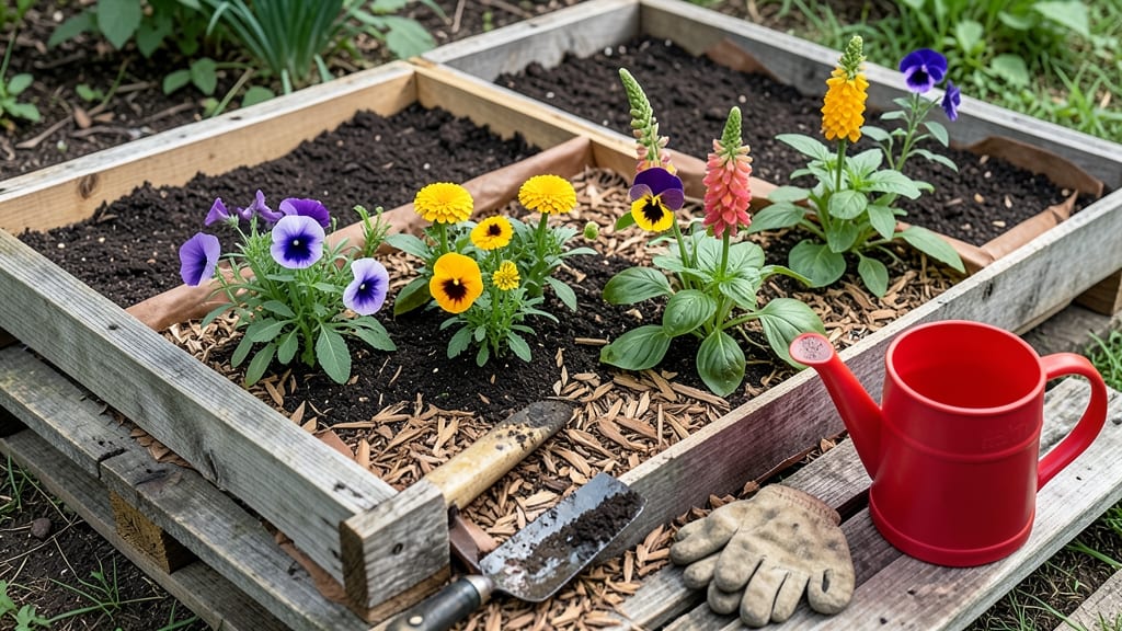 Raised Flower Beds From Pallets: DIY Designs for Year-Round Growing