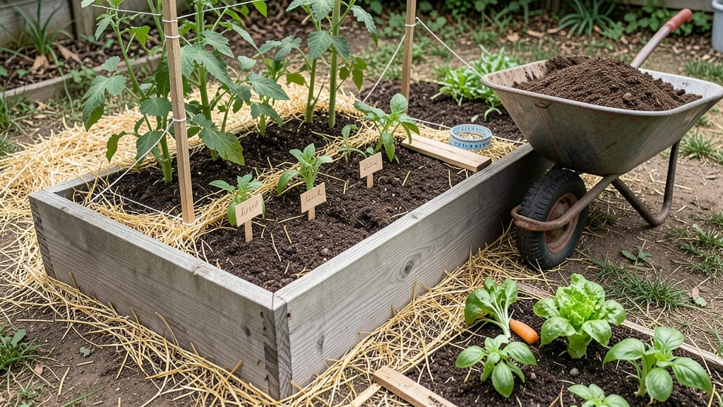 Raised Bed Vegetable Garden Layout Plans: Modular Zones for Year-Round Plant Rotation