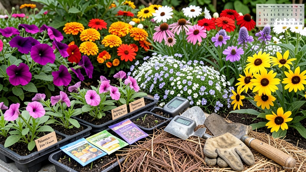 When to Plant Flowers in Georgia: Frost-Free Deadlines by County Heat Zones