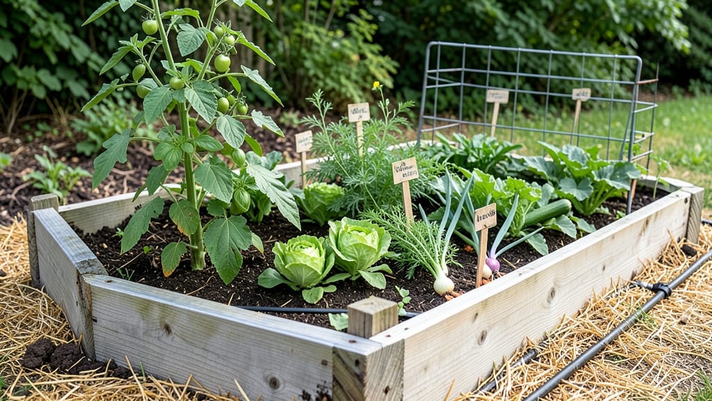 Raised Bed Vegetable Garden Layout: Modular Spacing for Maximum Yield and Year-Round Growth
