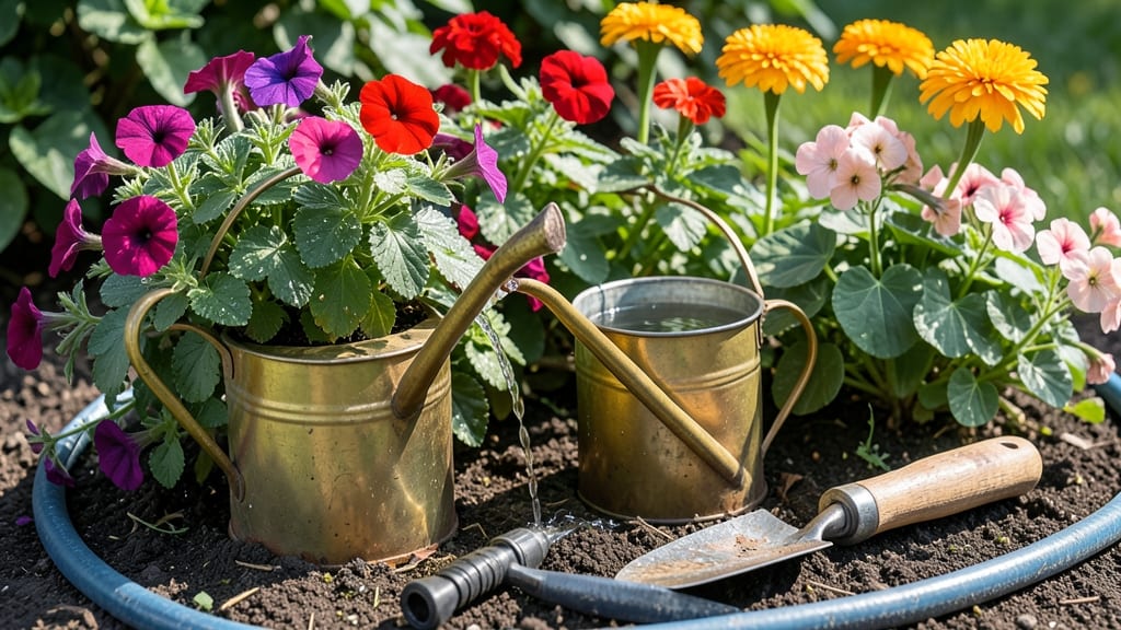 How Often to Water Outdoor Flowers: Seasonal Schedule by Plant Type