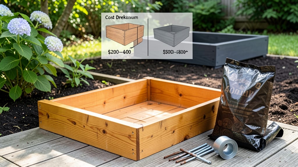 How Much Does a Raised Garden Bed Cost: Breakdown by Size and Material Choices
