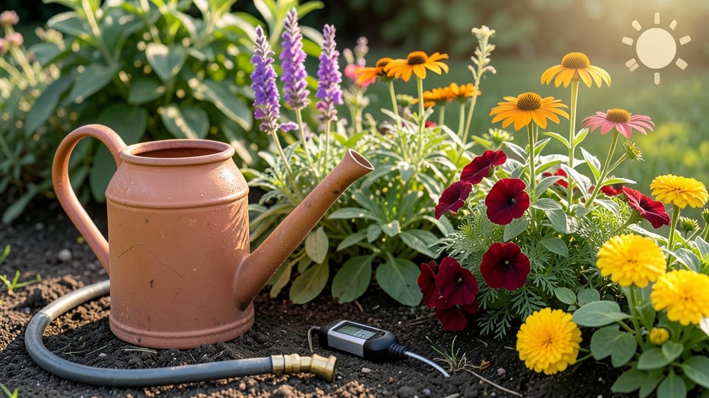 Best Time to Water Outdoor Flowers: Morning Mist Spray for Zero Waste