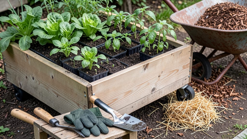 Raised Garden Beds With Wheels: Portable Year-Round Planting Solution