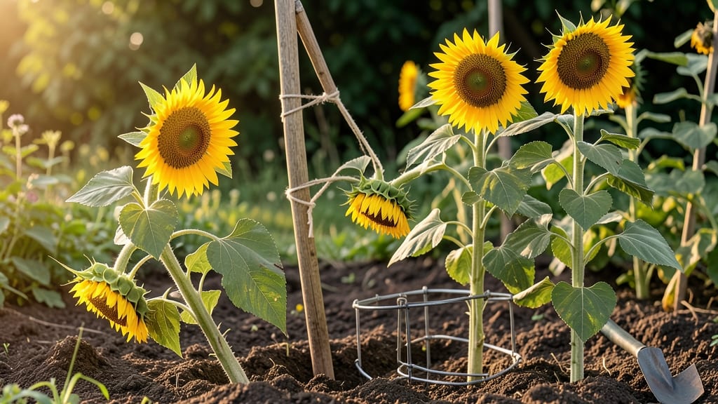 Do Sunflowers Need Support: Staking Secrets for Tall Varieties Without Breaking Stalks
